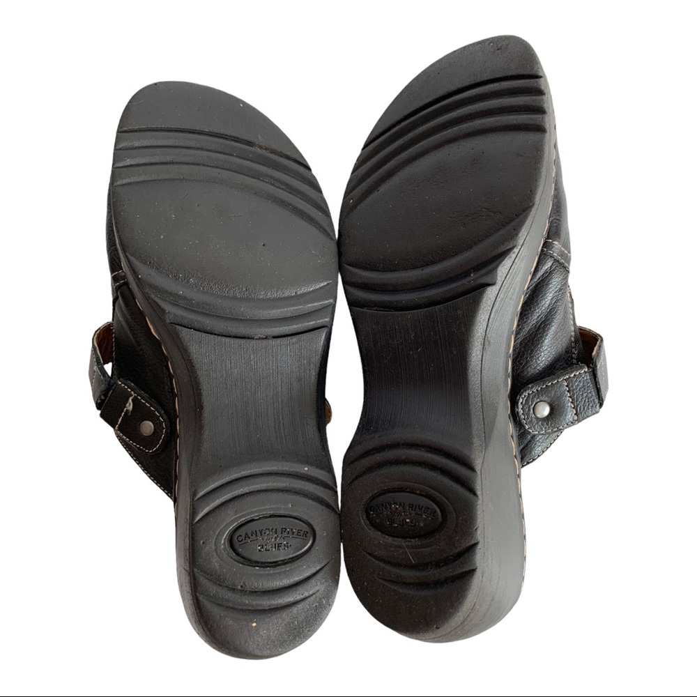 Canyon River Blues Leather Clogs Sz 8 - Picture 9 of 10
